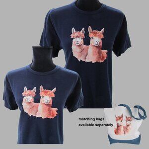 Womes T-Shirt Alpaca Design